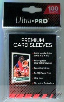 美國原廠 Ultra Pro 高透明品質 白金版 薄膜卡套 薄膜 - 尺寸： 小 (一般薄卡 適用)