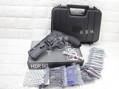 台南 武星級 UMAREX T4E HDR 50 防身 鎮暴槍 左輪 手槍 CO2槍 全配版(12.7MM辣椒彈防盜防狼