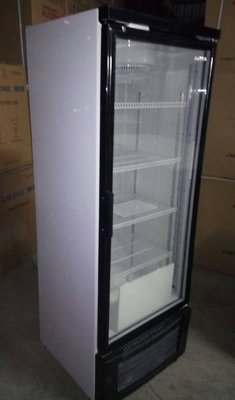 桃園國際二手貨中心----全新 單門冷藏櫃  單門玻璃展示冰箱  單門冷藏玻璃冰箱 110v