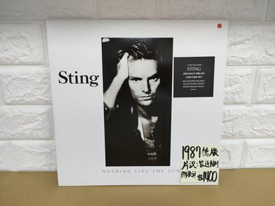 1987德版兩入Sting Nothing like the sun 西洋黑膠
