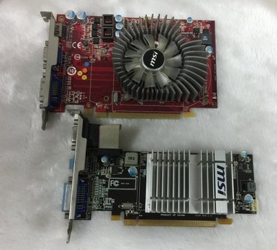 電腦雜貨店→ATI晶片 1GB DDR3 PCI-E顯示卡 隨機出貨 拆機良品 1片$200