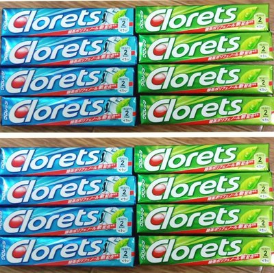 【現貨】日本Clorets 綠茶口香糖