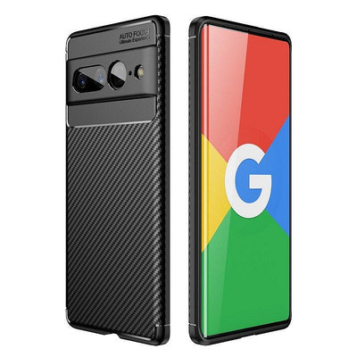 谷歌Pixel 6/6A/7碳纖維紋Pro手機殼微磨砂防摔軟膠保護套 防摔 全包