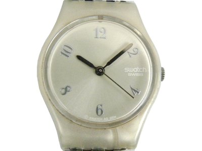 [專業模型] 石英錶 [SWATCH 533] 斯沃琪 圓型指針女錶[珍珠色面]中性/潮/女錶