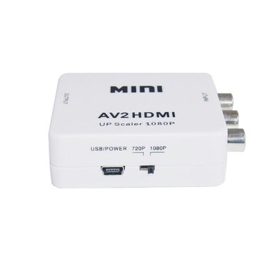 【AV轉HDMI】AV-to-HDMI 1080P/720P輸出 RCA轉HDMI CVBS轉HDMI 【L】