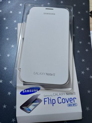 【哲子的雜貨舖】三星 Note2原廠保護殼 Samsung GALAXY Note II Flip Cover 全新品