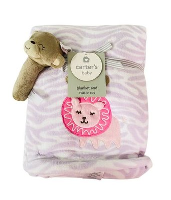 【蘇菲的美國小舖】Carter's嬰幼兒毯子&amp;手搖玩具套裝 毛毯 現貨