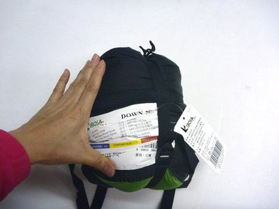 LIROSA 羽絨睡袋 AS500L 鵝絨睡袋 專業級超輕巧睡袋 適溫-3度C 僅重900克 羽絨膨鬆度800