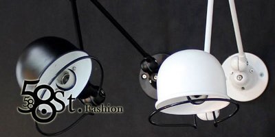 【58街】米蘭展 新款式「French Horn 法國號雙節桿壁燈，大、小款 」低調時尚設計。GK-315