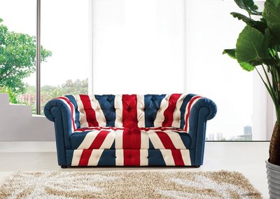 布朗英國旗三人沙發()暖暖屋傢俱傢飾
