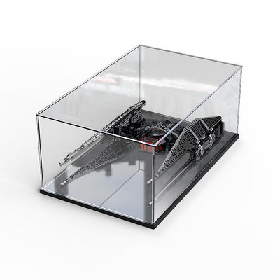 亞克力防塵盒適用樂高75179凱洛倫TIE戰機展示模型玩具透明~芙蓉百貨