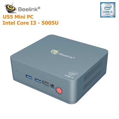 *買1送1=全新現貨2個/組*零刻【BEELINK U55】i3-5005U 8+128G微型PC