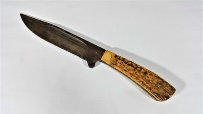 [銀九藝] 長~25公分 鋼製 YSK JAPAN 早期日本 鹿角刀 野外求生刀 動漫刀