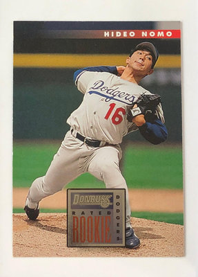 1995 Donruss  Hideo Nomo  野茂英雄  MLB