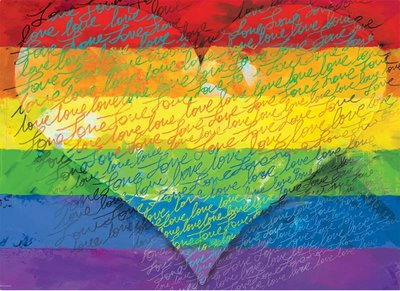 6000-5542 1000片美國進口拼圖 EUR 彩色 彩虹 CMYK Love &amp; Pride!