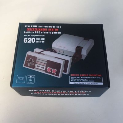 嗨購1-現貨 現貨迷你NES電視游戲機8位游戲機歐美經典紅白機內置620款FC游戲