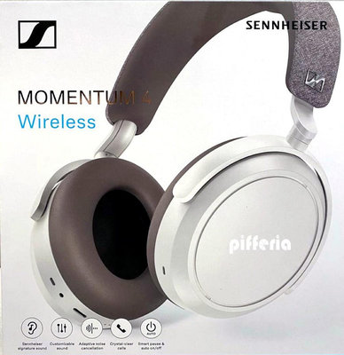 Sennheiser 森海塞爾 Momentum 4 Wireless 主動降噪耳罩式藍牙耳機 台灣公司貨 兩年保固｜劈飛好物