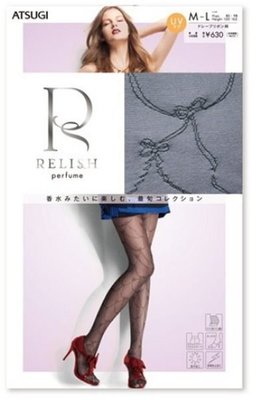 【拓拔月坊】厚木 Relish 迷香典藏　雙層蝴蝶結線垂飾 褲襪　日本製～現貨！
