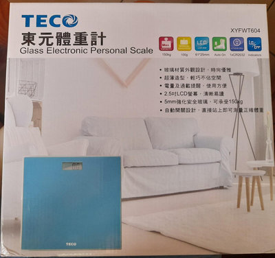 TECO東元體重計 XYFWT604 原價$385 特價$300