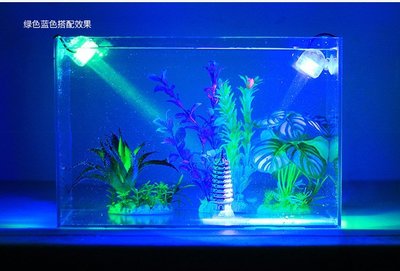 現貨 魚缸水族箱潛水小射燈 LED造景夜燈防水迷你小燈1瓦 金龍魚變色燈