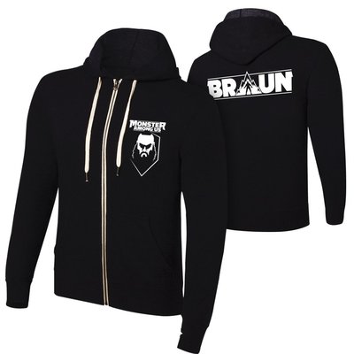 [美國瘋潮]正版WWE Braun Strowman Monster Among Us Hoodie 輕薄中性款外套帽T