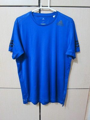 衣市藍~adidas climacool 排汗短袖T恤 (L~寶藍~) (220912)