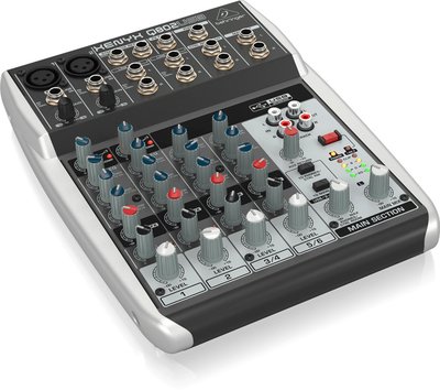 《民風樂府》Behringer 耳朵牌 XENYX Q802USB  8輸入混音器 USB錄音介面 表演錄音品質出眾