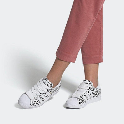 Adidas AD Originals SUPERSTAR 小白鞋 白雪豹紋 貝殼頭 休閒滑板鞋 FV3451 男女鞋