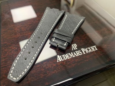 已售出【永大精品】Audemars Piguet AP 26170 全新品手工小牛皮錶帶 摺疊扣 錶耳 28mm✖️18mm
