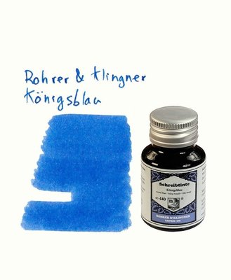 rohrer &amp; klingner konigsblau (R&amp;K 墨水 鋼筆適用）皇家藍