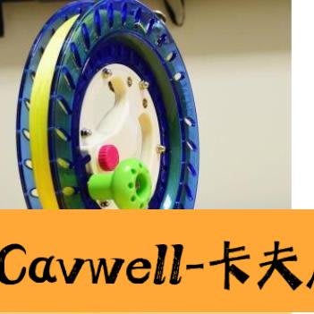 Cavwell-新款風箏線盤輪快速收線器高檔成人手搖握專業收線輪導線器防倒。-可開統編