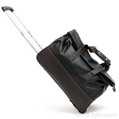 現貨熱銷-手提旅行包登機拉桿包女男商務大容量出差旅行袋托運行李包旅游包 YTL