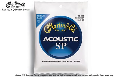 【小叮噹的店】Martin馬丁 BASS 木貝士弦 MSP4850 磷青銅80/20