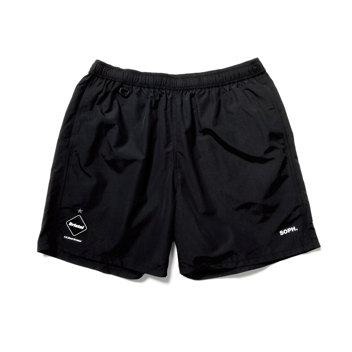 TREK SHORT - BLACK NYLON TASLAN – 18 East