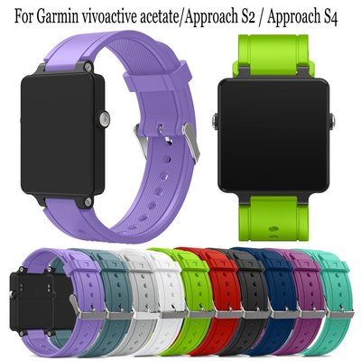 Garmin Vivoactive Acetate 錶帶的錶帶 Garmin Approach S2 方法 S4 替換手