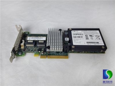 LSI MR SAS 9260-8i陣列卡 PCI-E 512m RAID5卡 6GS支持單塊10TB