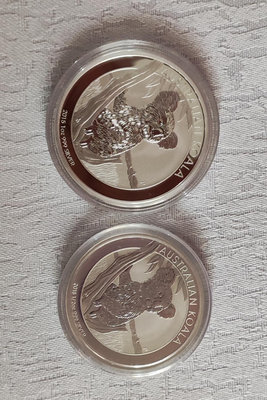 考拉銀幣。2015考拉。