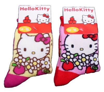 *現貨*日本製 SANRIO 三麗鷗 Hello Kitty 凱蒂貓 童襪 兒童短襪 襪子 14-19cm 蘋果