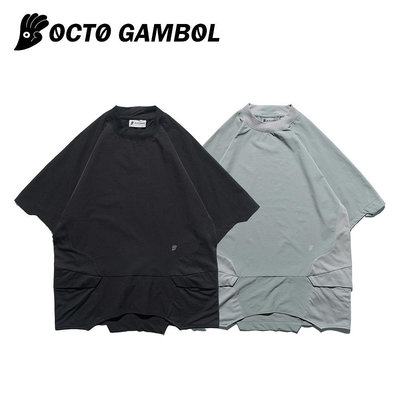 [NMR] OCTO GAMBOL 24 S/S Irregular Polygon Visor T-shirt