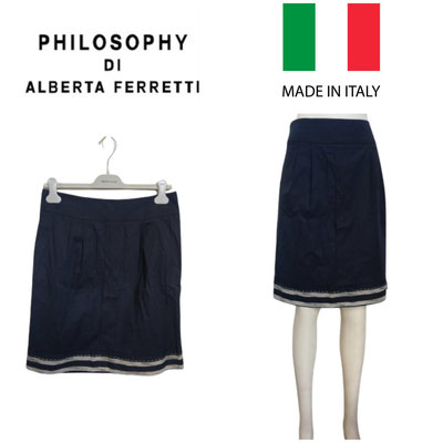 【皮老闆】 二手真品 PHILOSOPHY DI ALBERTA FERRETTI 裙子 義大利製 衣906