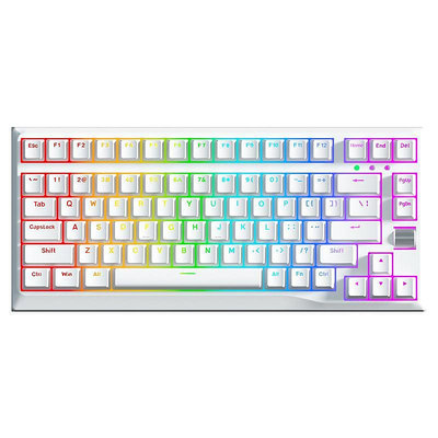 鍵盤風陵渡F75機械鍵盤三模客制化電競游戲家用臺式筆記本RGB