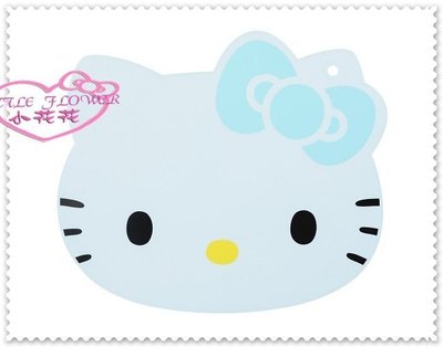 ♥小花花日本精品♥Hello Kitty  造型砧板 水果砧板/切菜板 藍色大臉 11093206