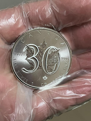 加拿大 2018 楓葉 30 周年紀念銀幣 1 盎司