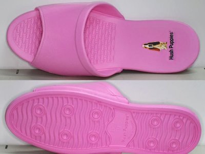 鞋大王Hush Puppies HPZ1002U0801 粉紅色 輕量室內拖鞋(S號20至22公分)【特價99元】