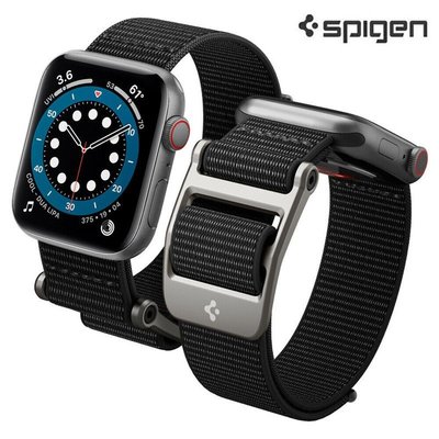 原裝韓版 Spigen [DuraPro Flex] 蘋果手錶系列尼龍錶帶 7 6 SE 5 4 3 2 1 耐用超薄錶