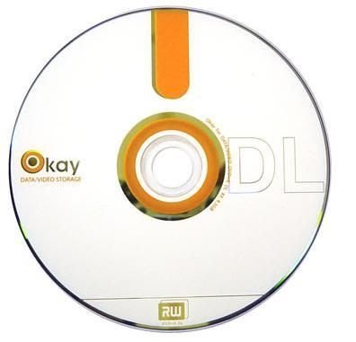@淡水無國界@Okay 橘 DVD+R DL片 單面雙層 8.5G 雙倍 8X 光碟片 燒錄片 10片裝 8倍燒 DL