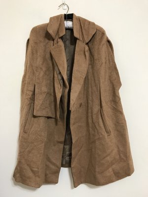 double standard  駝色  毛料質感 背心 時尚 設計 搭配 造型 20171210-3