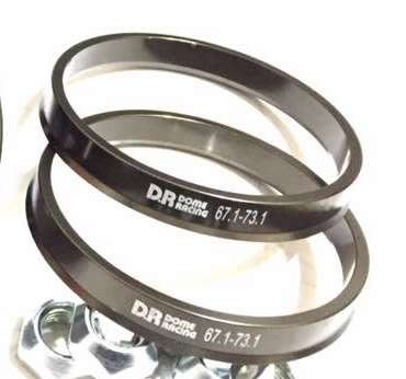 通信販售 D.R 強化 鋁圈軸套 鋁合金軸套 束心 CNC 熱處理 陽極 67.1-73.1 一組4個 三菱