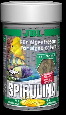 ♋ 秘境水族 ♋JBL-Spirulina螺旋藻飼料100mL-薄片飼料(淡海水適用)