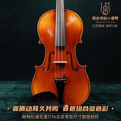 小提琴【余音】歐料手工小提琴考級表演演出練習楓木云杉木初學手拉琴